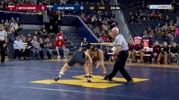 141 - Mitch McKee (Minnesota) vs Cole Mattin (Michigan)