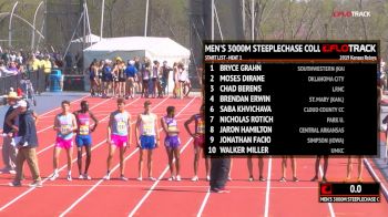 Men's 3k Steeplechase, Heat 1