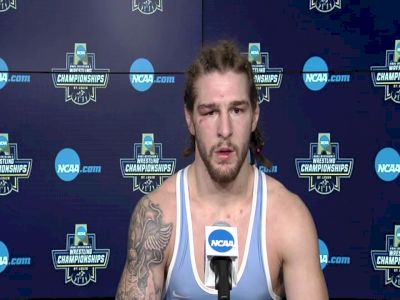 Austin O'Connor (North Carolina) after winning NCAA Championships at 149 pounds