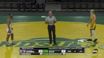 141 lbs Dom Demas, Oklahoma vs Dylan Droegemueller, NDSU