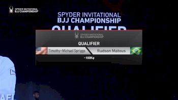 Tim Spriggs vs Rudson Matheus 2019 Spyder BJJ Qualifier