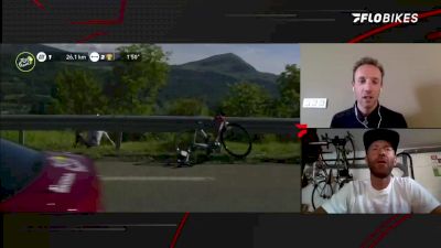 Tiesj Benoot Crash Reaction With Mike Woods And Svein Tuft