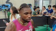 Noah Lyles Didn't Come To Budapest To Lose