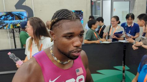 Noah Lyles Didn't Come To Budapest To Lose