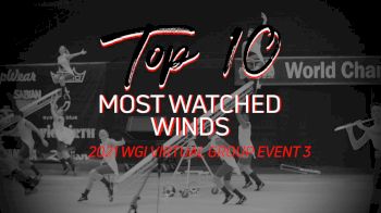 Top 10: Most Watched Winds - WGI Virtual Group Event 3