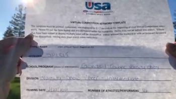 Carondelet High School [Varsity Show Cheer Intermediate] 2021 USA Virtual Spirit Regional #3