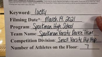 Sparkman High School - Dance - Spark [Varsity - Hip Hop] 2021 NCA & NDA Virtual March Championship
