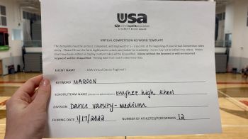 Owyhee High School [Dance Varsity - Medium] 2022 USA Virtual Dance Regional I