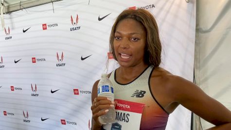 Gabby Thomas Wanted To Give It Her Best Despite Hamstring Injury