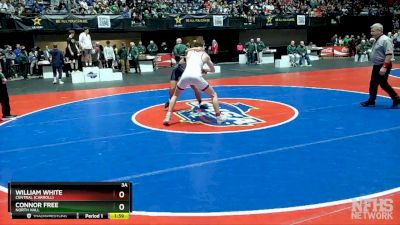 4A-150 1st Place Match - Connor Free (North Hall) vs William White (Central (Carroll)