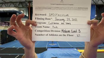 The California AllStars - Pink [L3 Senior Coed - Medium] 2021 ATC International Virtual Championship