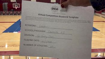 Lewisville High School [Game Day Large Varsity Coed] 2020 UCA Southwest Virtual Regional