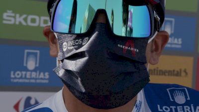 Richard Carapaz Before Stage 5 of 2020 Vuelta a Espana