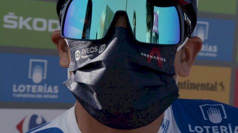 Richard Carapaz Before Stage 5 of 2020 Vuelta a Espana