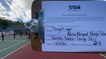 Aliso Niguel High School [Jazz Varsity - Large] 2021 USA Virtual Dance Winter Classic