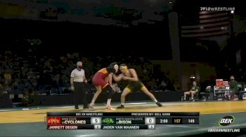 149 lbs - Jarrett Degen, Iowa State vs Jaden Van Maanen, NDSU