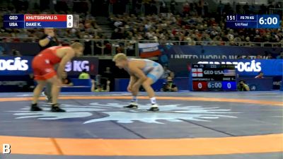 79kg Quarterfinal D. KHUTSISHVILI (GEO) v. Kyle DAKE (USA)