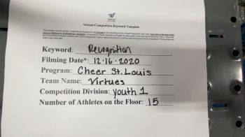 Cheer St. Louis - Virtues [Level 1 L1 Youth] 2020 America's Best Virtual National Championship