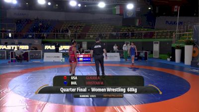 68KG QF, Alexandria Junis GLAUDE, USA vs Mimi Nikolova HIRSTOVA, BUL