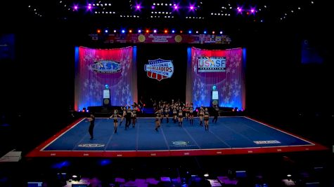 The California All Stars - Camarillo - Reckless [2021 L7 International Open Small Coed Semis] 2021 The Cheerleading Worlds