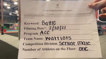ACE - Kobe_Cottingham - Prelims [Senior Male] 2021 Battle In The Arena