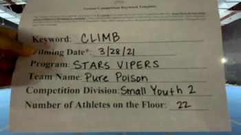 Stars Vipers - Pure Poison [L2 Youth - Small] 2021 The Regional Summit Virtual Championships