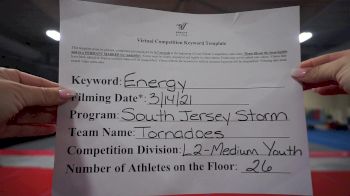 South Jersey Storm - Tornadoes [L2 Youth - Medium] 2021 Beast of The East Virtual Championship