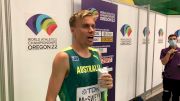 Stewart McSweyn After The 1st Round Of Worlds 1500m