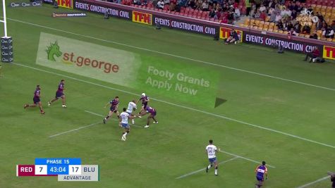 Patrick Tuipulotu with a Try vs Queensland Reds