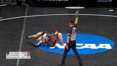 157 lb, R32, Ryan Deakin, Northwestern vs. Wyatt Sheets, Oklahoma State