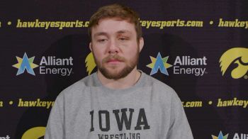 Jacob Warner Before The Penn State Match