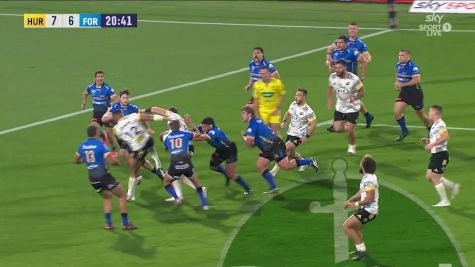 Hurricanes' Salesi Rayasi's Try