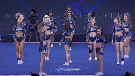 Rain Athletics - Aqua [2022 L6 Senior Small All Girl Semis] 2022 The Cheerleading Worlds