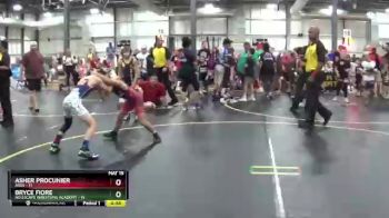 75 lbs Finals (8 Team) - Bryce Fiore, No Escape Wrestling Academy vs Asher Procunier, ARES