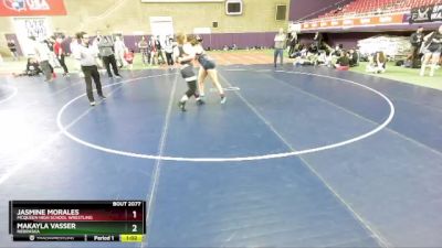 170 lbs Quarterfinal - Jasmine Morales, McQueen High School Wrestling vs Makayla Vasser, Nebraska