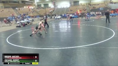 125 lbs Cons. Semi - Brodie Jaeckel, Sumner Co Wrestling Club vs Michael Hurst, Diablos Wrestling Club