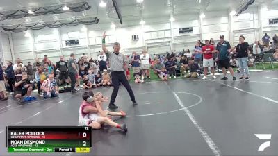 72 lbs Finals (2 Team) - Noah Desmond, ACES Of Spades vs Kaleb Pollock, U2 Upstate Uprising