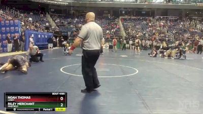 4A 145 lbs Quarterfinal - Riley Merchant, Pinecrest vs Noah Thomas, Laney