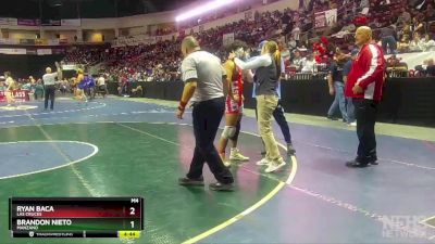 5A 160 lbs Quarterfinal - Ryan Baca, Las Cruces vs Brandon Nieto, Manzano