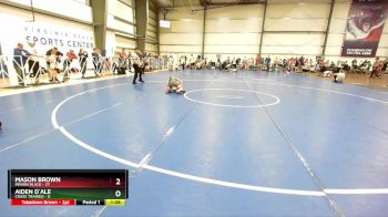 72 lbs Rd# 1 9:00am Friday - Mason Brown, Minion Black vs Aiden D`Ale, Crass Trained