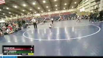 49 lbs Champ Round 1 (16 Team) - Ryker Wylie, Sanderson Wrestling Academy vs Hiett Johnson, West Coast Riders