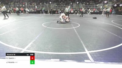 115 lbs Round Of 16 - Barret Speck, Illini Bluffs vs Jacob Acosta, Jacket Wrestling Club