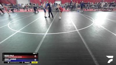 187 lbs Round 1 - Reed Falk, Team Nazar Training Center vs Zeke Lehrke, Wisconsin