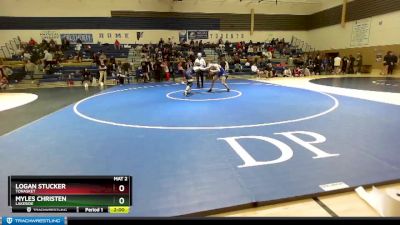 144 lbs Semifinal - Myles Christen, Lakeside vs Logan Stucker, Tonasket