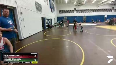 43-45 lbs Round 3 - Hunter Frazier, Greybull Basin Athletic Club vs Rhylee Goolsbey, Powell Wrestling Club