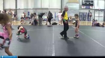 49 lbs Round 4 (6 Team) - Adelle Dunaway, American Gladiators-Lady Saints vs Isabella Mafnas, Hastings Wrestling Academy