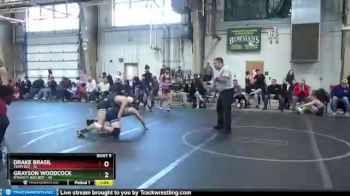 130 lbs Round 3 (4 Team) - Grayson Woodcock, Dynasty Bad Boy vs Drake Brasil, Team 922