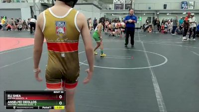 84 lbs Round 7 (10 Team) - Anselmo DeOllos, Western Nebraska Elite vs Eli Shea, Dayton Bandits