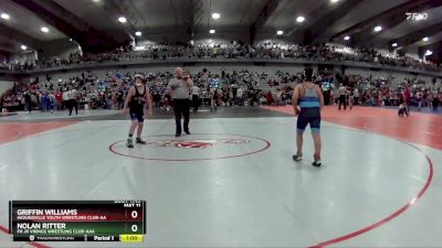 110 lbs Cons. Round 3 - Griffin Williams, Higginsville Youth Wrestling Club-AA vs Nolan Ritter, FH Jr Vikings Wrestling Club-AAA