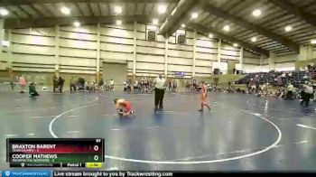 83 lbs Champ Round 1 (16 Team) - Cooper Mathews, Washington Warriors vs Braxton Barent, Team Champs